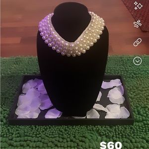 Chelsie pearl Necklace Handmade